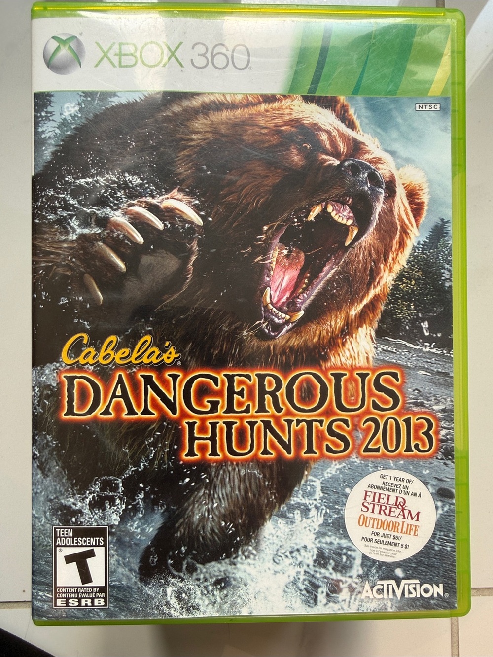 Cabela's Dangerous Hunts 2013 Xbox 360 Video Game - Brown, Green